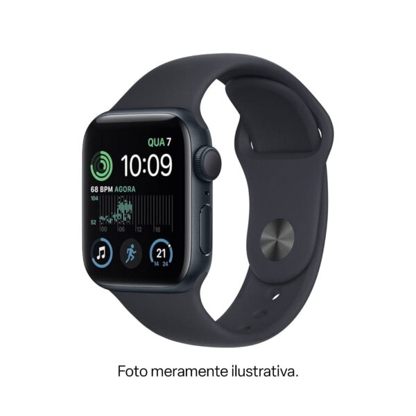 Apple Watch SE (2ª Geração) Meia-Noite 44mm